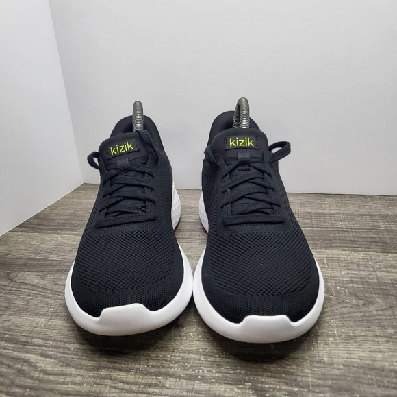 Kizik Athens Black White Hands Free Slip On Athletic Sneaker Shoe Womens Sz 8 - Picture 4 of 10